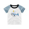 Camiseta Infantil Cuello Redondo Manga Corta 100% Algodón
