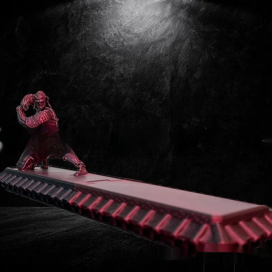 Quemador de Incienso 3D Samurái Gris con Atrapador de Ceniza - Image 4