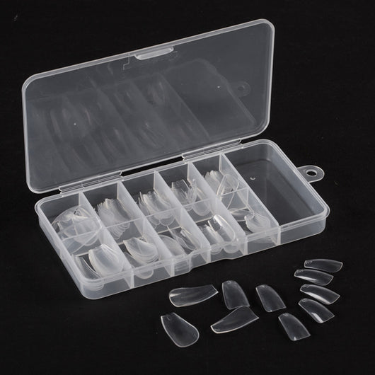100 Uñas Postizas de Ballet en Caja Transparente Natural - Image 2