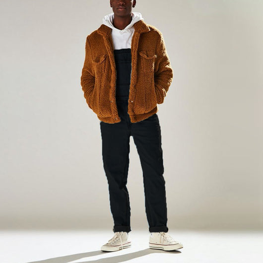 Jeans de Cintura Alta Estilo Europeo y Americano para Hombre - Image 4