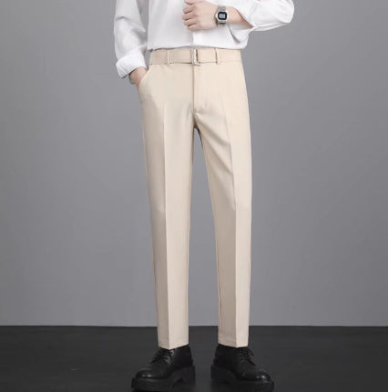 Pantalones Casuales Coreanos Rectos Antirruga de Corte Moderno - Image 18