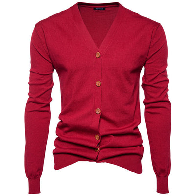Suéter Cardigan Básico Hombre Otoño Invierno - Diseño Suelto y Versátil - Image 7