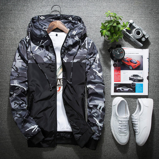 Sudaderas Tipo Hoodie Camuflaje Ligeras para Hombre
