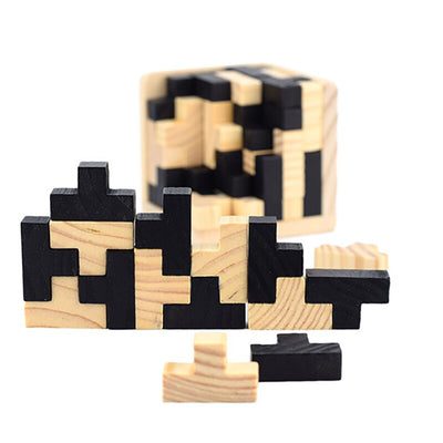 Puzzle de Madera Kongming - Cerradura de Luban para Adultos - Image 4