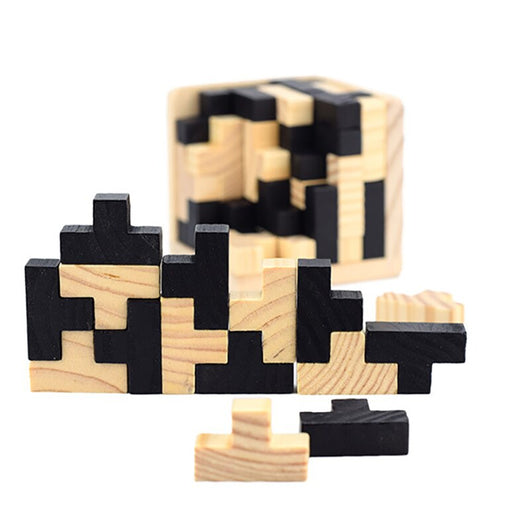 Puzzle de Madera Kongming - Cerradura de Luban para Adultos - Image 4