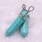 Natural Stone Hexagonal Prism Pendant 35