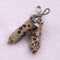 Natural Stone Hexagonal Prism Pendant 14