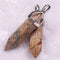 Natural Stone Hexagonal Prism Pendant 12