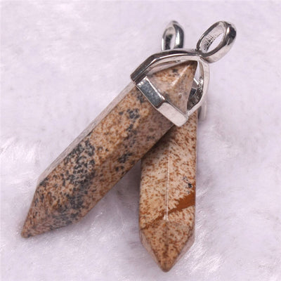 Colgante Hexagonal de Piedra Natural - Image 23