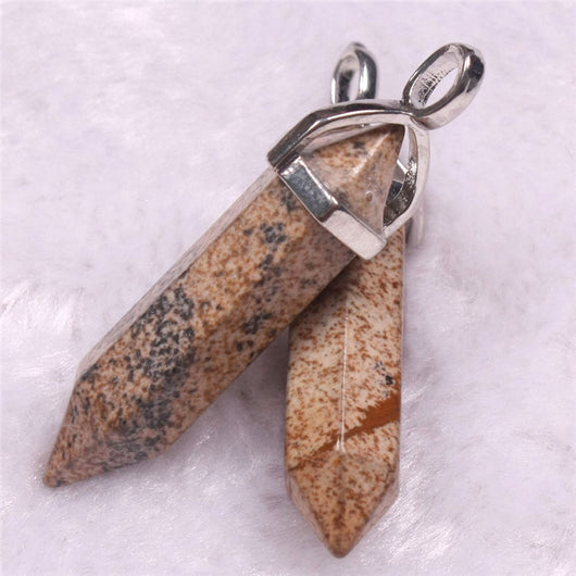 Colgante Hexagonal de Piedra Natural - Image 23