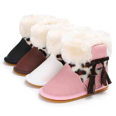 Zapatos de Bebé con Suela Antideslizante y Estampado Leopardo - Image 5