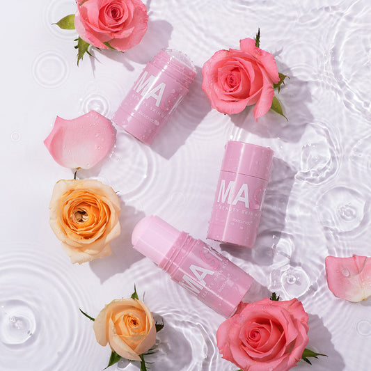 Mascarilla Limpiadora Hidratante de Rosa en Stick Sólido