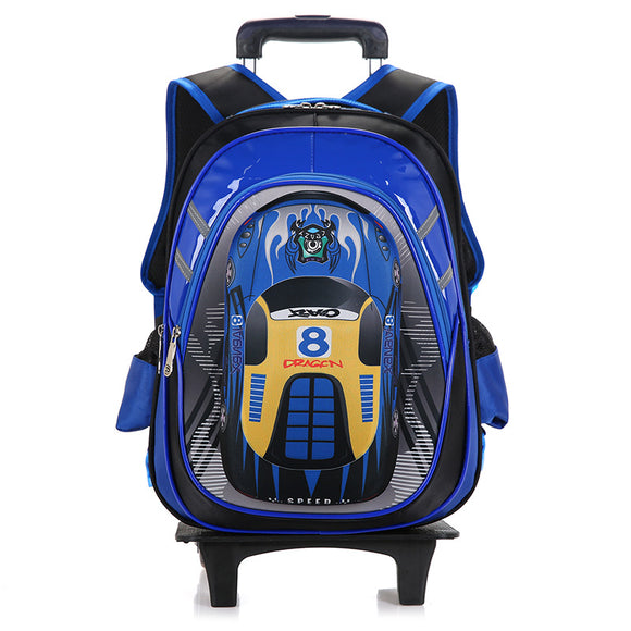 Mochila Escolar Desmontable con Ruedas para Hombre