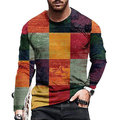 Playera Hombre Estampado 3D Digital Cuello Redondo Moda Contemporánea - Image 18