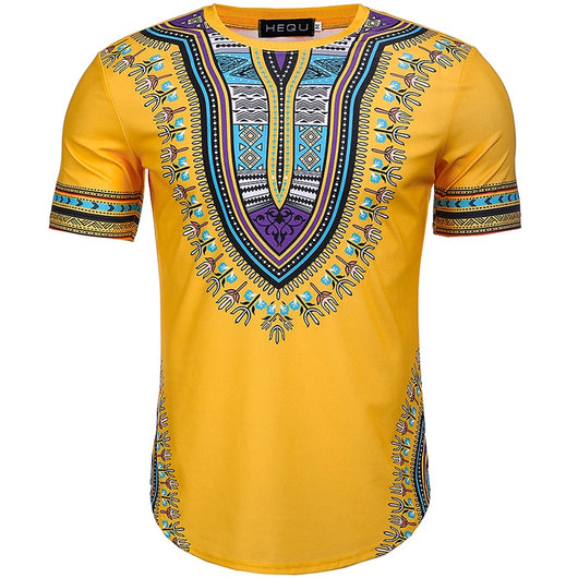 Camisa de Manga Corta con Estampado para Hombre