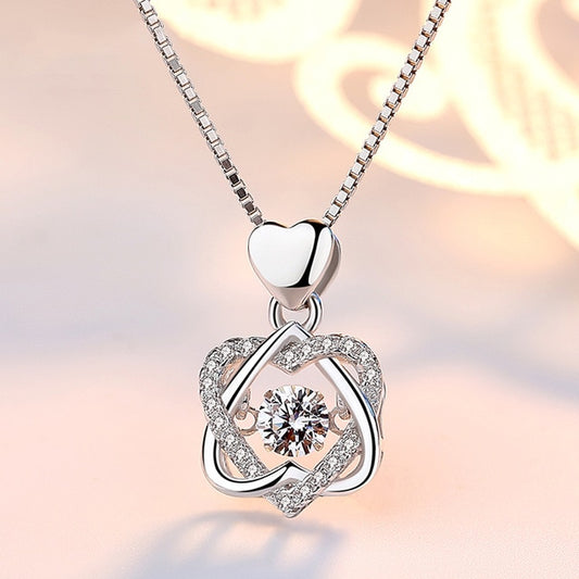 Collar de Plata Corazón Palpitante S925 - Image 2