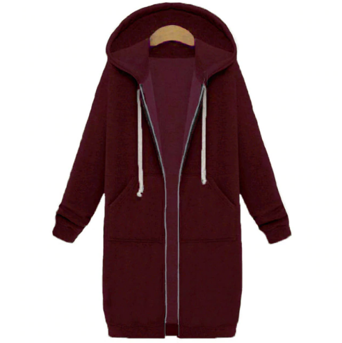 Abrigo Sudadera Térmica con Capucha para Mujer - Tela Gruesa de Invierno - Image 14