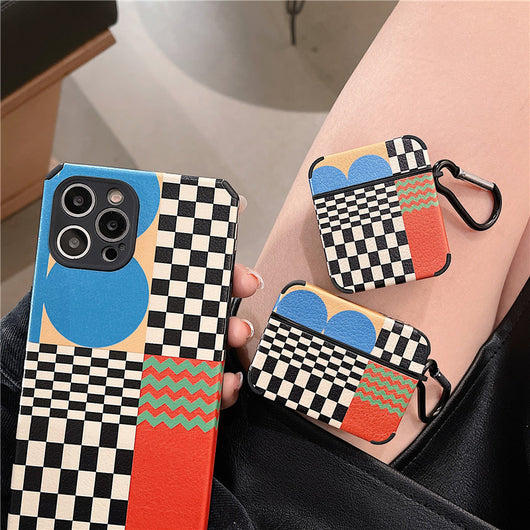 Funda Protectora Retro Cuadros Estilo Coreano - Image 5