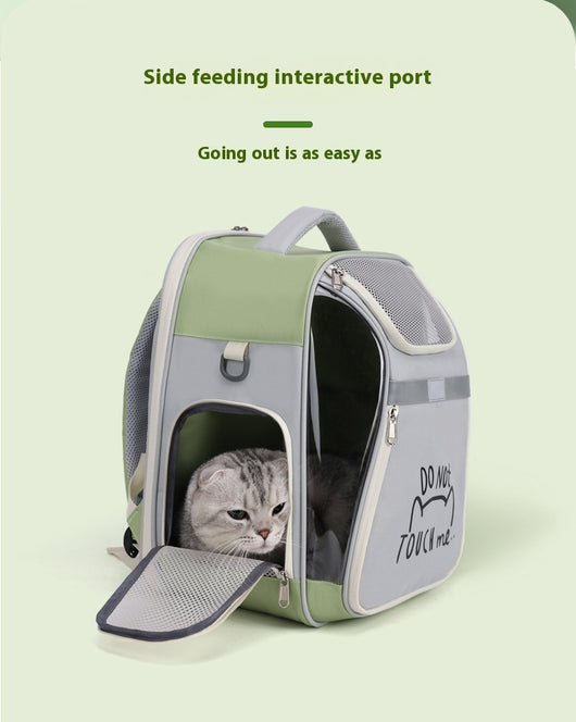 Mochila Transportadora Expandible para Gatos y Mascotas - Image 12