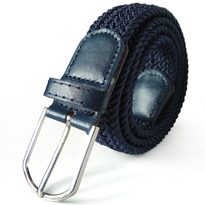 Cinturón Elástico Trenzado Unisex - Correa Extensible de Lona - Image 18