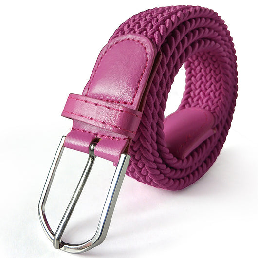 Cinturón Elástico Trenzado Unisex - Correa Extensible de Lona - Image 15