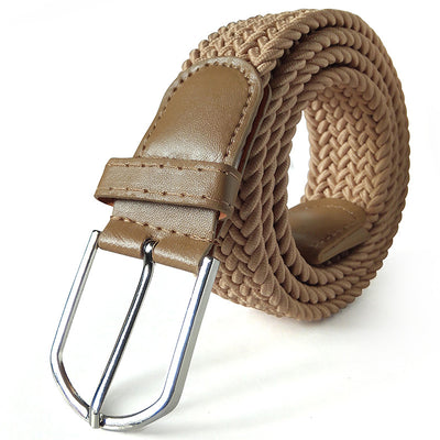 Cinturón Elástico Trenzado Unisex - Correa Extensible de Lona - Image 19