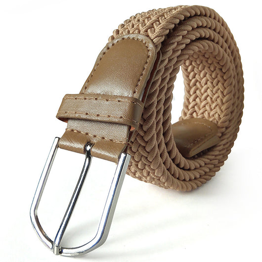 Cinturón Elástico Trenzado Unisex - Correa Extensible de Lona - Image 19