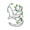 Anillo de Plata S925 Árbol de la Vida con Patrón Elegante