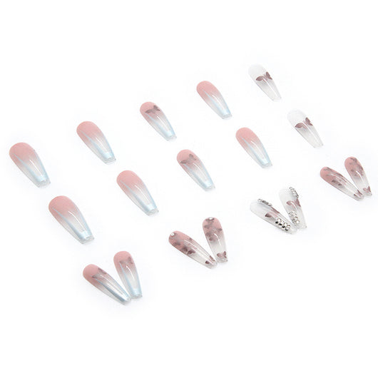 Parches de Uñas Diamante Mariposa Ballet Trapezoidales - Image 8