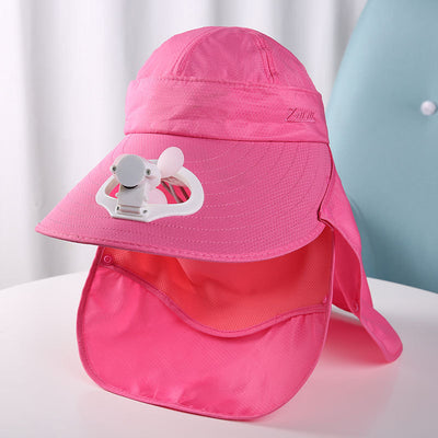 Sombrero para el Sol con Protección UV y Ventilador Integrado - Image 2