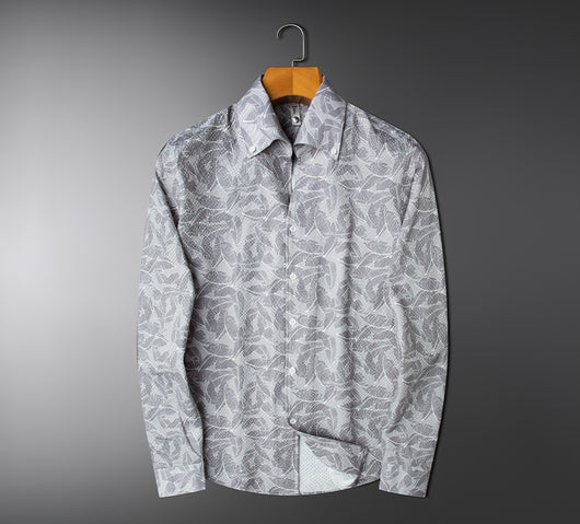 Camisa Hawaiana Casual de Manga Larga Ligera para Hombre - Image 10