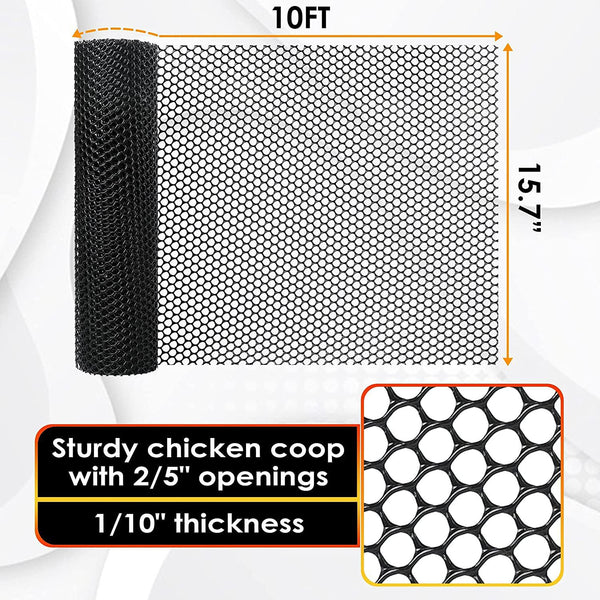 Cerca Hexagonal para Gallinero - Protección Modular para Aves de Corral