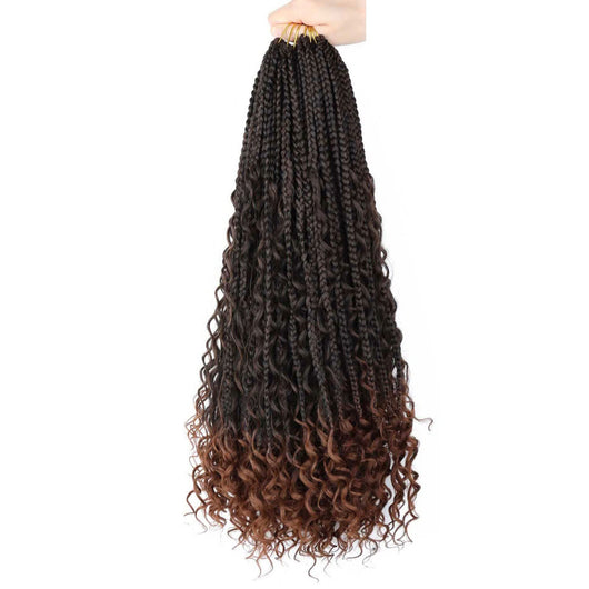 Cabello Trenzado Africano de Fibra Sintética - Trenzas de Ganchillo de 3 Hebras - Image 8