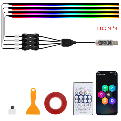 Luz Ambiental LED para Interior de Auto con Control de Color - Image 16