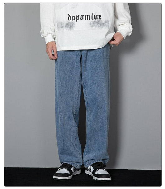 Pantalones Vaqueros Rectos Estilo Hong Kong con Efecto Adelgazante para Hombre - Image 10