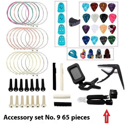 Kit Completo de Accesorios para Guitarra - Púas, Cuerdas y Estuche - Image 6