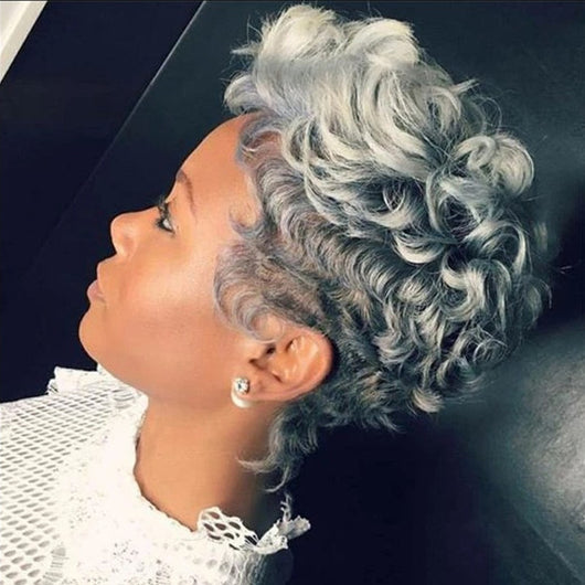 Peluca de Cabello Rizado Corto Estilo Europeo y Americano - Image 2