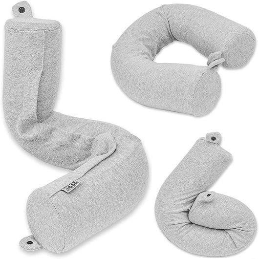 Almohada de Viaje de Espuma Viscoelástica Ajustable y Flexible con Soporte para Cuello, Barbilla, Zona Lumbar y Piernas - Image 11