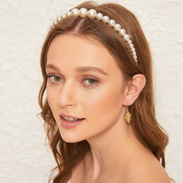 Tiara de Presión Temperamento Princesa - Accesorio de Novia Retro con Red de Hada