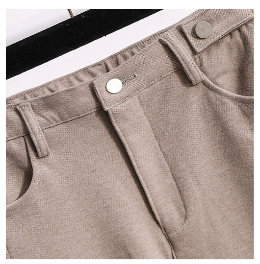 Pantalones de Lana Cintura Alta Sueltos y Reductores - Image 3