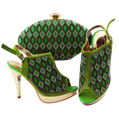 Bolso Mensajero con Tacones Stiletto Punta Abierta Estilo Europeo - Image 11