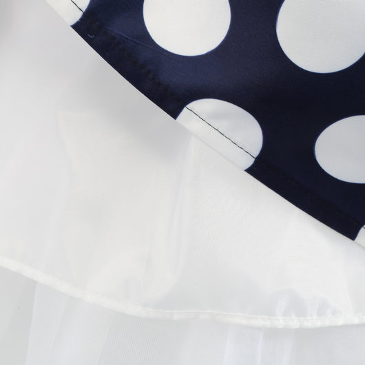 Vestido Infantil con Estampado Irregular y Lazo Festivo - Image 29