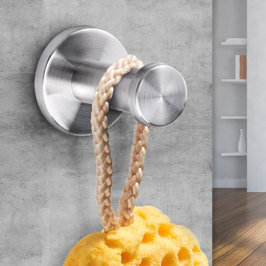 Perchero de Acero Inoxidable para Baño Estilo Hotel