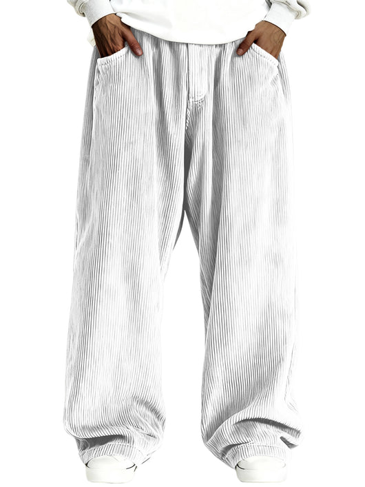 Pantalones de Buzo Corduroy Casual para Hombre con Bolsillos - Image 19