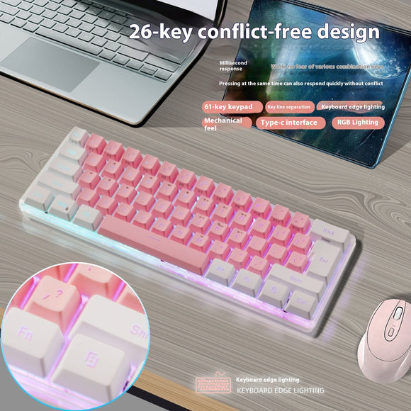 Teclado Compacto RGB para el Hogar - Iluminación LED Personalizable