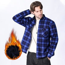 Camisa Cuadros con Capucha y Forro Polar para Hombre - Image 18