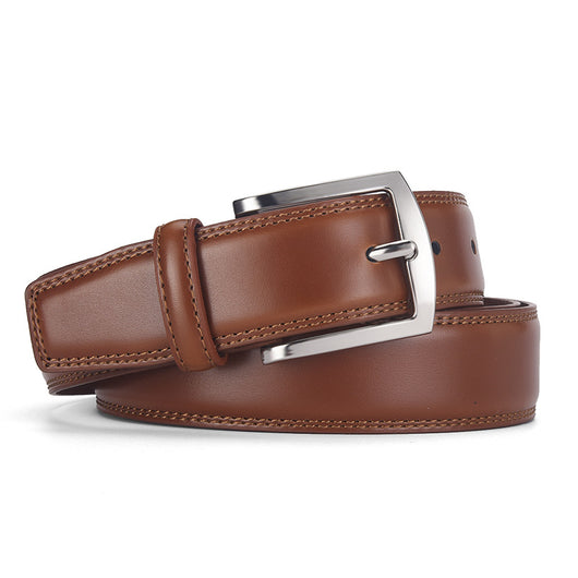 Cinturón de Cuero para Hombre con Hebilla de Pasador - Image 9