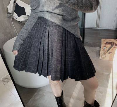Falda Plisada Tipo A Niña - Elegante y Versátil