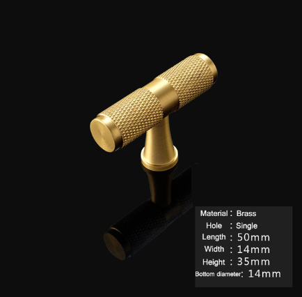 Tirador de Cobre Puro Estilo Chino Nórdico para Muebles y Vinotecas - Image 9