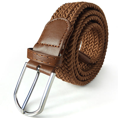 Cinturón Elástico Trenzado Unisex - Correa Extensible de Lona - Image 14